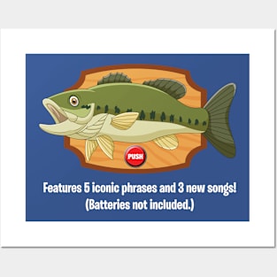 Funny Talking Fish Shirt Posters and Art